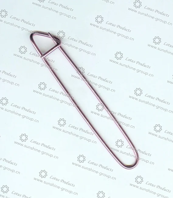 Ningbo sunshine import and export co., ltd. | alu knitting safety pin 2.32x11.91 purple