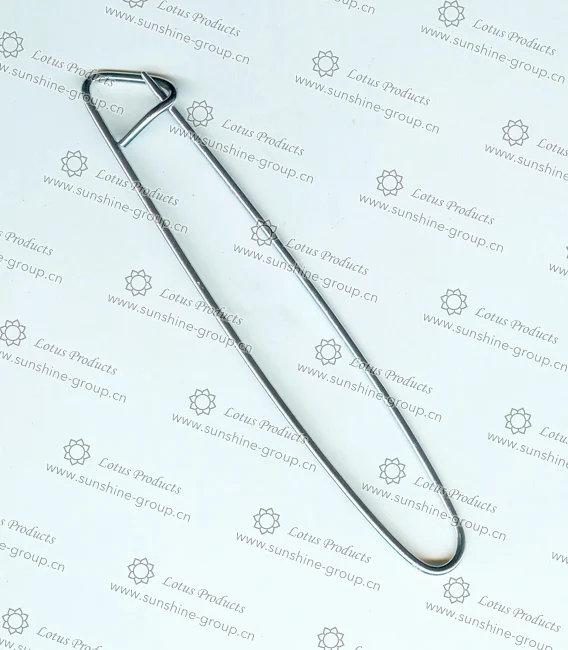 Ningbo sunshine import and export co., ltd. | alu knitting safety pin 2.32x11.91 silver