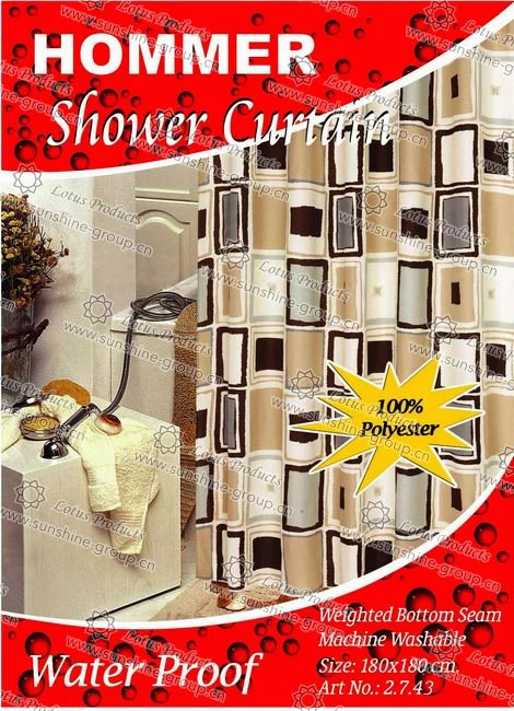 Ningbo sunshine import and export co., ltd. | bathroom curtain (2)