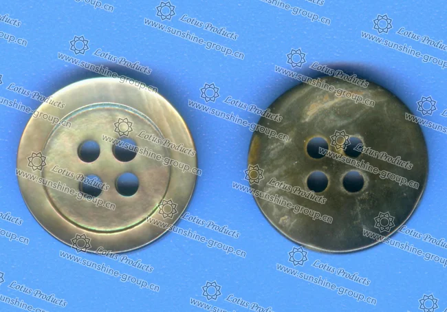 Ningbo sunshine import and export co., ltd. | black butterfly shell button 16l