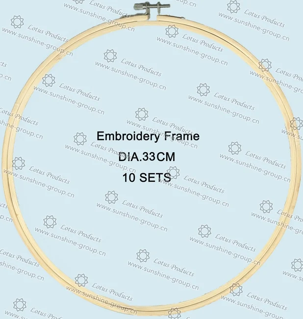 Ningbo sunshine import and export co., ltd. | cross stitch supplies sewing tools circle round natural bamboo embroidery
