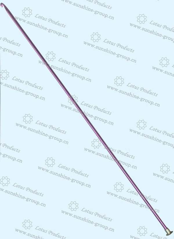 Ningbo sunshine import and export co., ltd. | 35cm length aluminum knitting needle with hook