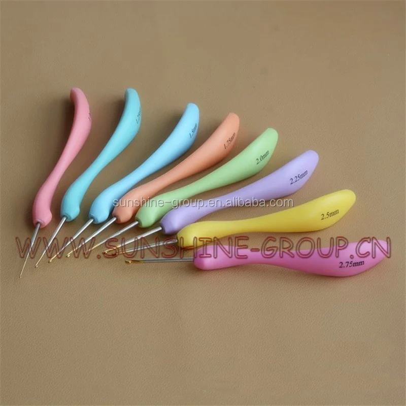 Ningbo sunshine import and export co., ltd. | 8pcs mixed metal handle steel crochet hook