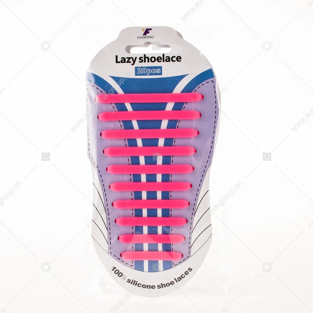Ningbo sunshine import and export co., ltd. | gift fashion sport no tie silicone shoe laces
