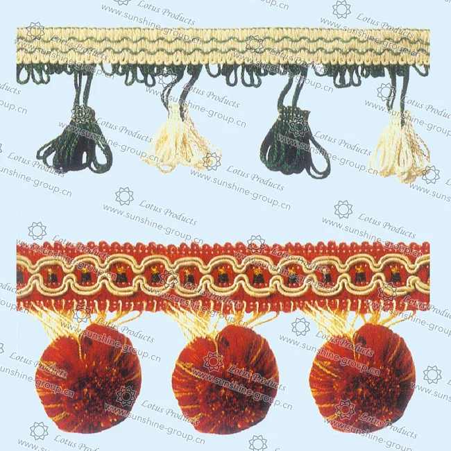 Ningbo sunshine import and export co., ltd. | curtain tassel fringe trimming 017