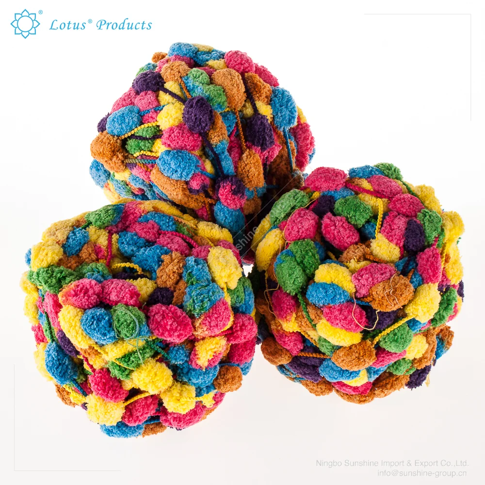 Ningbo sunshine import and export co., ltd. | new products 100% polyester space dyed fluffy velvet yarn for knitting