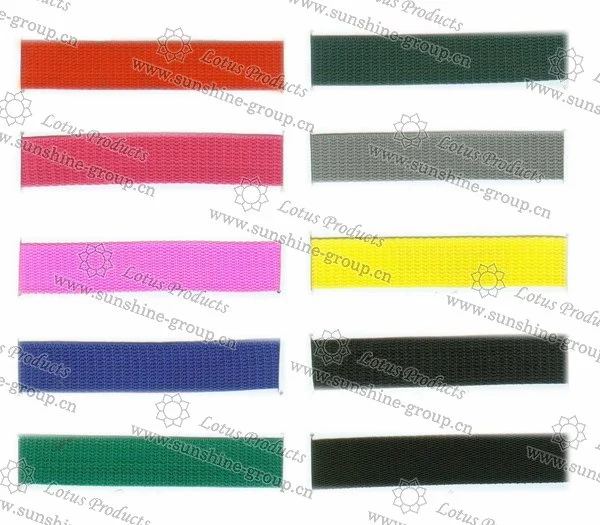 Ningbo sunshine import and export co., ltd. | colorful plain pp webbing band
