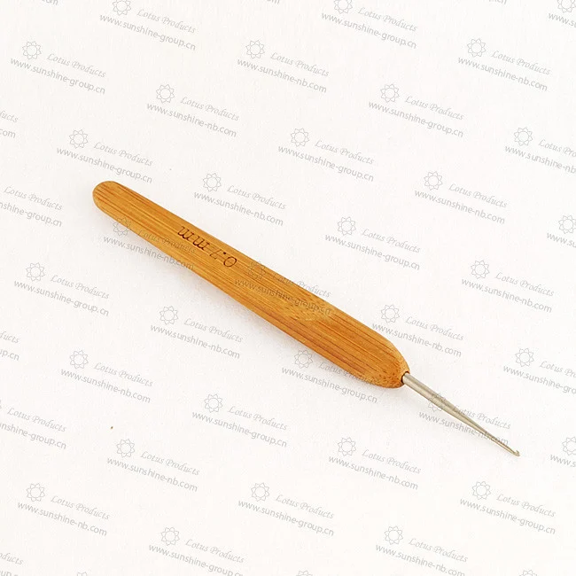 Ningbo sunshine import and export co., ltd. | metal crochet hook with bamboo handle
