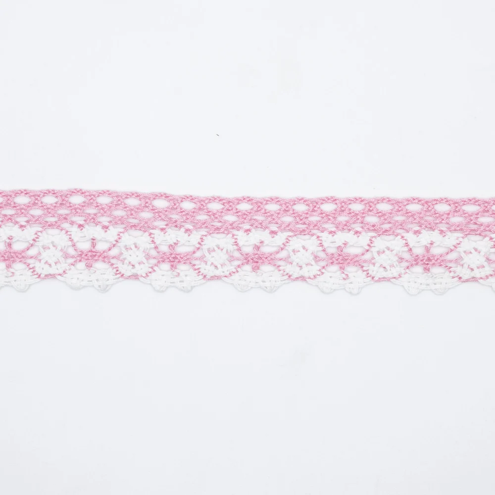 Ningbo sunshine import and export co., ltd. | white flower bordered jacquard stretch lace fabrics-033