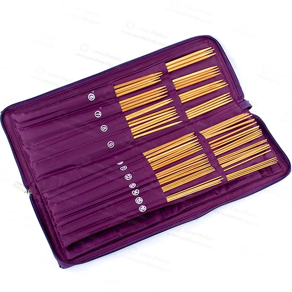 Ningbo sunshine import and export co., ltd. | double points bamboo knitting needle set