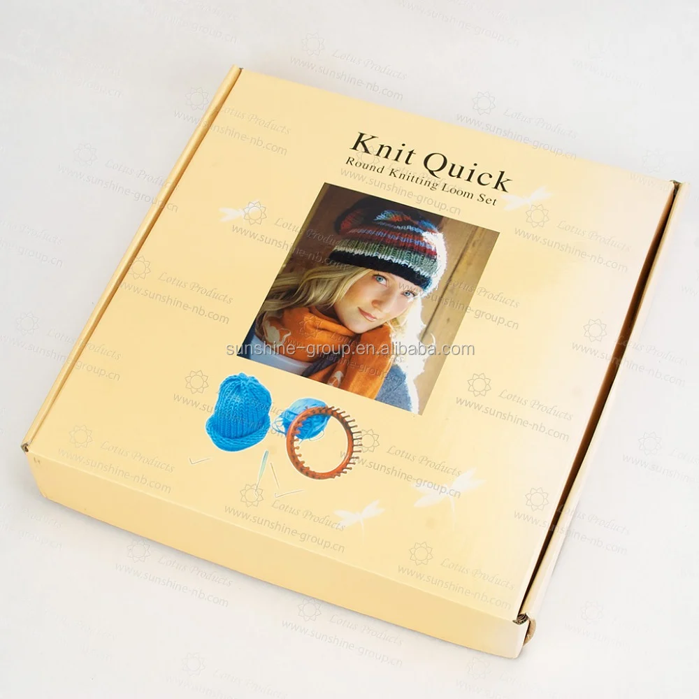 Ningbo sunshine import and export co., ltd. | top sale 4pcs/set abs/plastic round shape knitting loom