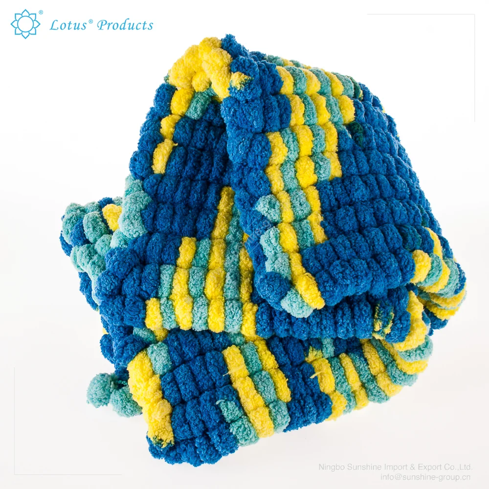 Ningbo sunshine import and export co., ltd. | new products 100% polyester space dyed fluffy velvet yarn for knitting