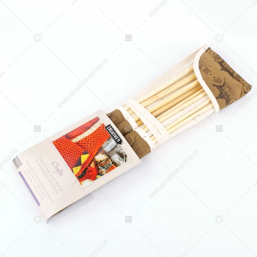 Ningbo sunshine import and export co., ltd. | customized bamboo crochet hook 12pcs/set