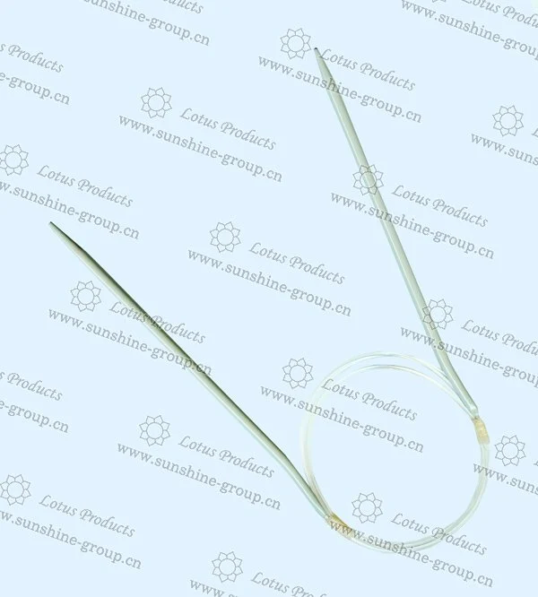 Ningbo sunshine import and export co., ltd. | 80cm length aluminum circular knitting needle