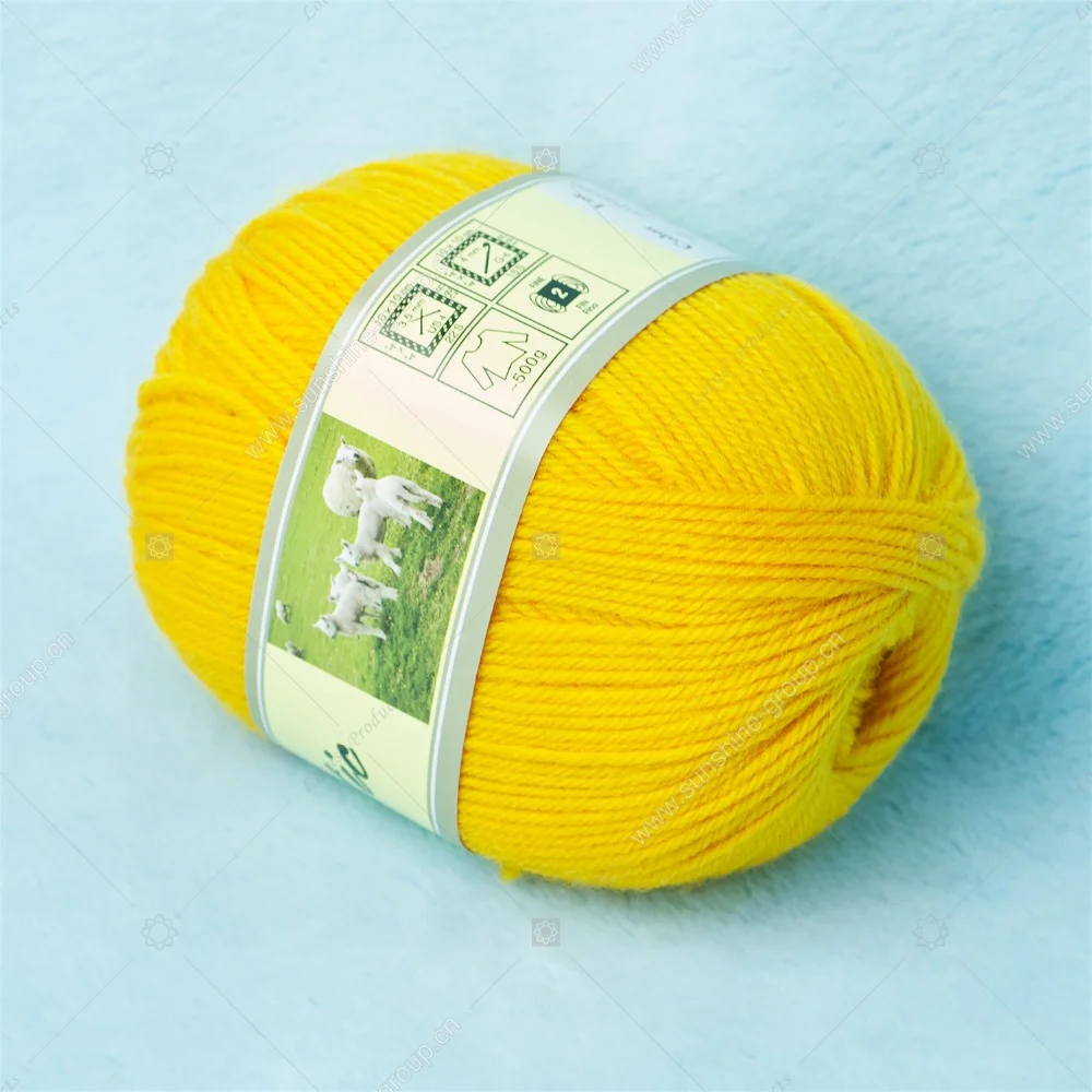 Ningbo sunshine import and export co., ltd. | chinese knitting yarn for hand durable wool yarn for promotion