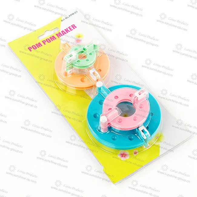 Ningbo sunshine import and export co., ltd. | 4 size ball pompom maker for knitting crafts pom pom maker knitting tool