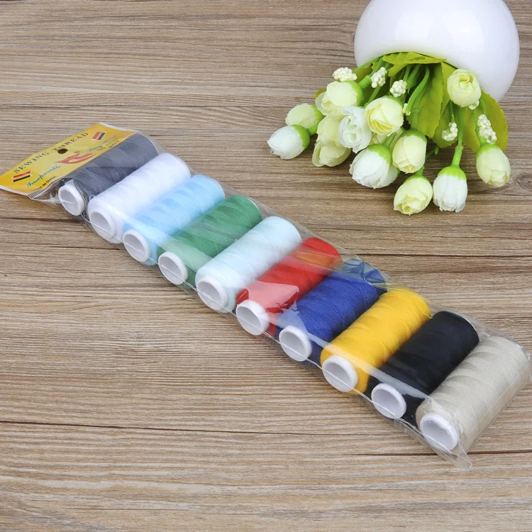 Ningbo sunshine import and export co., ltd. | 100meter/cone 12pcs/bag 40/2 100% polyester sewing thread