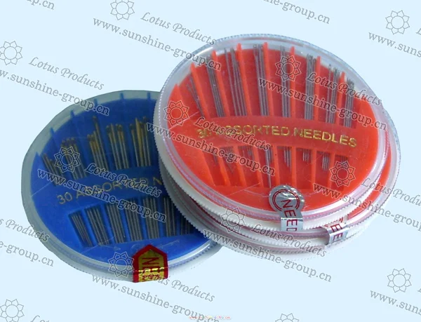 Ningbo sunshine import and export co., ltd. | 30pcs hand sewing needle with plastic box