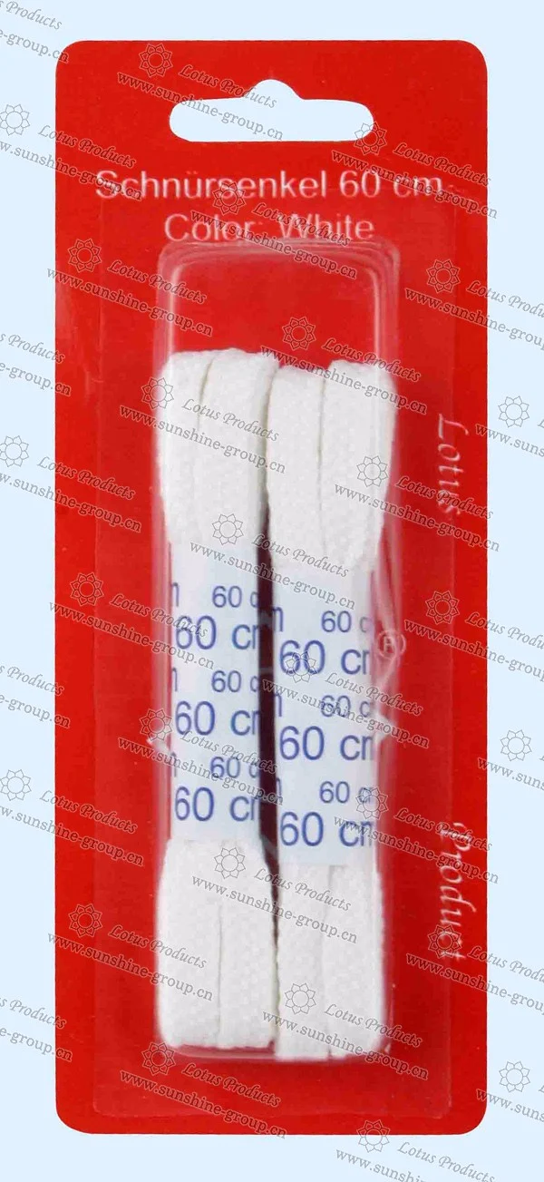 Ningbo sunshine import and export co., ltd. | newest colorful shoelace blister card fashion shoe lace