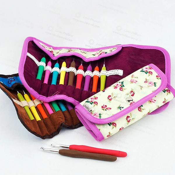 Ningbo sunshine import and export co., ltd. | 9 pcs aluminum crochet hook set knitting needle crochet hook with