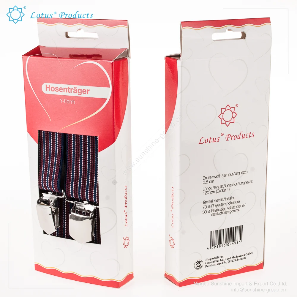 Ningbo sunshine import and export co., ltd. | customized suspenders adjustable braces