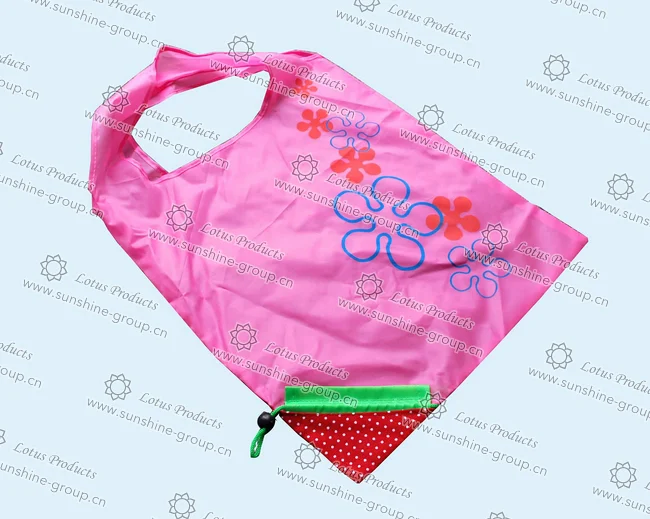 Ningbo sunshine import and export co., ltd. | folding shopping bag pink
