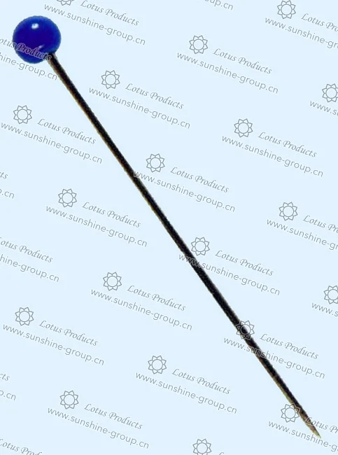 Ningbo sunshine import and export co., ltd. | glass head pin blue