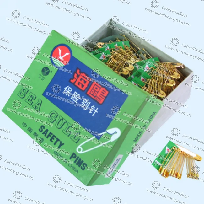 Ningbo sunshine import and export co., ltd. | safety pin golden 0-1-2