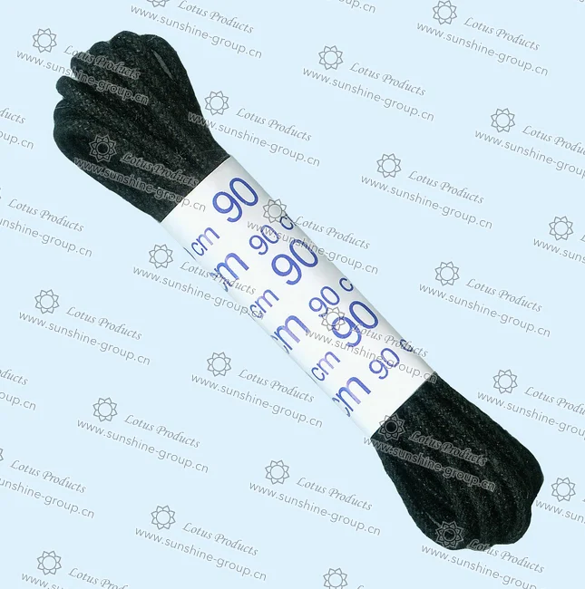 Ningbo sunshine import and export co., ltd. | shoe lace - 90cm black cord