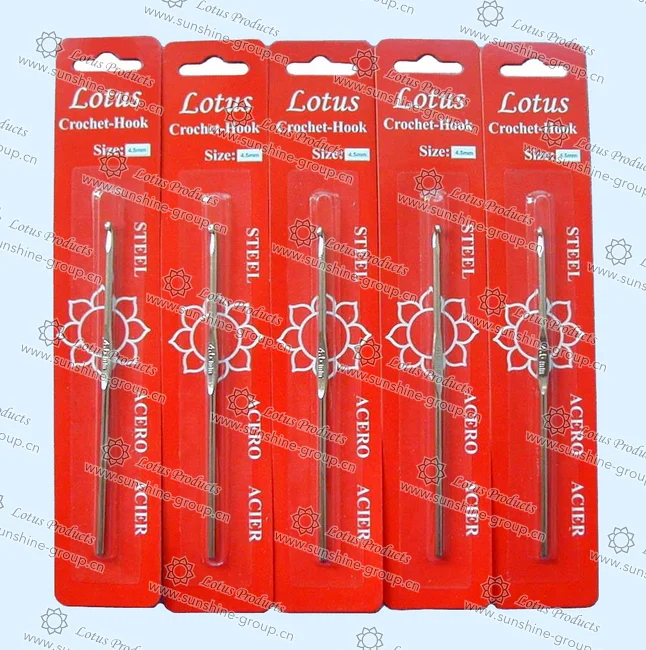 Ningbo sunshine import and export co., ltd. | steel crochet hook blister 1 pc