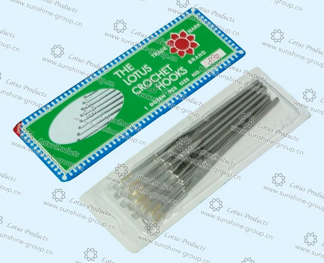 Ningbo sunshine import and export co., ltd. | steel crochet hook lotus blister