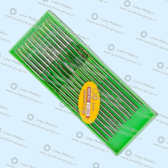 Ningbo sunshine import and export co., ltd. | steel crochet hook plastic box 1