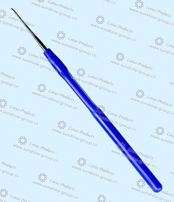 Ningbo sunshine import and export co., ltd. | steel crochet hook plastic handle 0.75mm