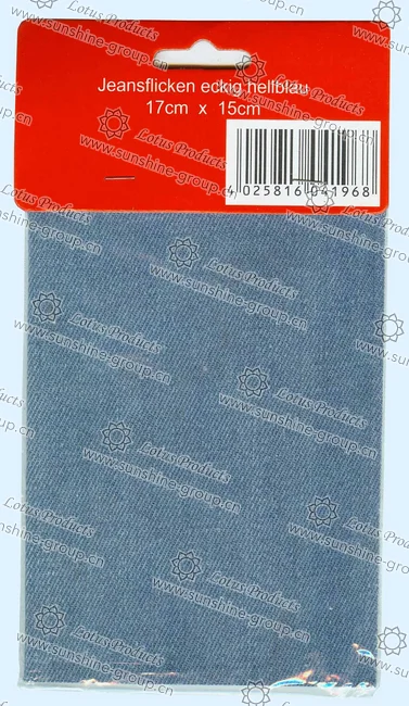 Ningbo sunshine import and export co., ltd. | light blue jeans iron on patches